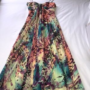 Beautiful colorful maxi dress